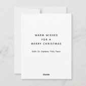 ホッケーの休日 クリスマスカード (裏面)