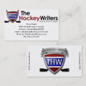 ホッケーの作家の名刺100パック 名刺 (正面/裏面)