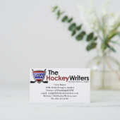 ホッケーの作家の名刺100パック 名刺 (スタンド正面)