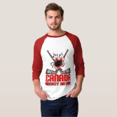 ホッケーの国家-カナダ Tシャツ (正面フル)