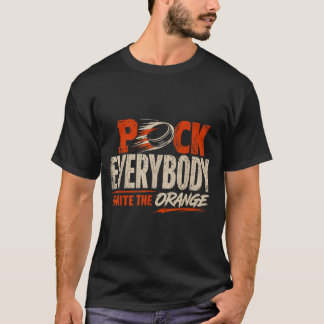 ホッケーの執行者 オレンジ 1 Tシャツ
