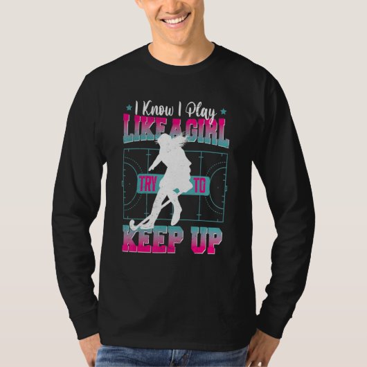 ホッケーの女の子遊より女の子が欲しい保 Tシャツ (正面)