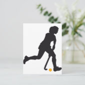 ホッケーの女性 ポストカード (スタンド正面)