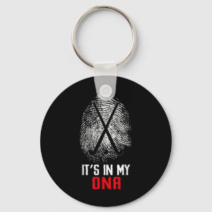 ホッケーの指紋 It's In My DNA キーホルダー