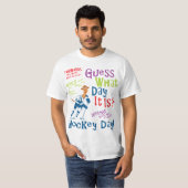 ホッケーの日を当てる Tシャツ (正面フル)