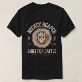 ホッケーの死神は戦うために造られた 恐れも氷もなし Tシャツ