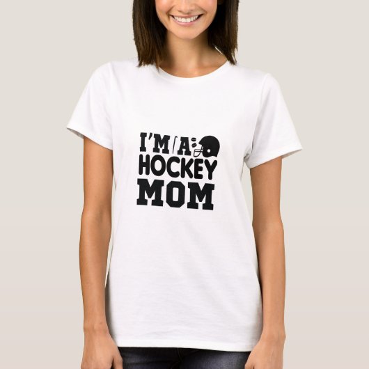 ホッケーの母 Tシャツ (正面)