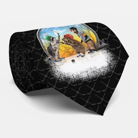 ホッケーの生き物のクラシックなタイ ネクタイ (ロール)