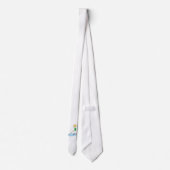 ホッケーの男の子の漫画 ネクタイ (裏面)