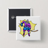 ホッケーの祖母 缶バッジ (正面&裏面)