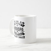 ホッケーの祖父のマグ コーヒーマグカップ (正面左)