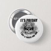 ホッケーの給料日 缶バッジ (正面&裏面)