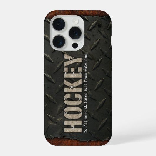 ホッケーの縫合 iPhoneケース (裏面)