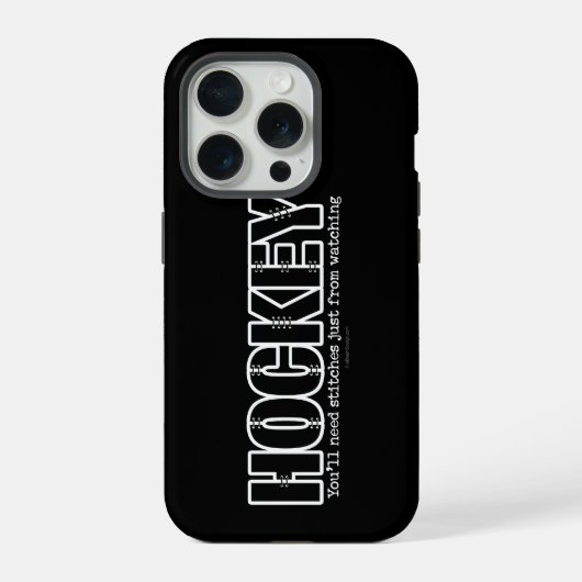 ホッケーの縫合 iPhoneケース (裏面)