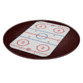 ホッケーの試合の友達のリンクの図表 カッティングボード (角)