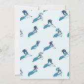 ホッケーの誕生日招待状 招待状 (裏面)