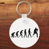 ホッケーの進化 キーホルダー (正面)