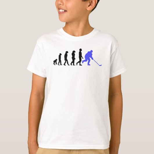 ホッケーの進化 Tシャツ (正面)