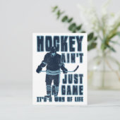 ホッケーはゲームじゃない ポストカード (スタンド正面)