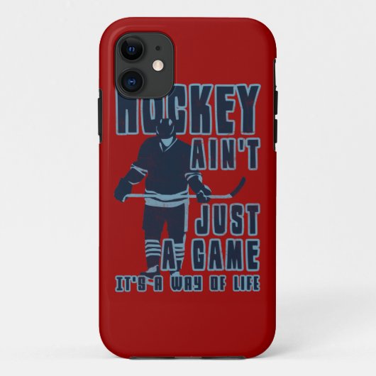 ホッケーはゲームの携帯のケースじゃない Case-Mate iPhoneケース (裏面)