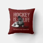 ホッケーは命 クッション (裏面)