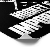 ホッケーは男の子にとって大切な贈り物だ ポスター (角)