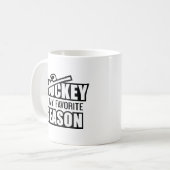 ホッケーは私の季節お気に入りのだ コーヒーマグカップ (正面左)