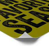 ホッケーは私の季節お気に入りのだ ポスター (角)