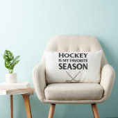 ホッケーは私の季節お気に入りのだ ランバークッション (椅子)