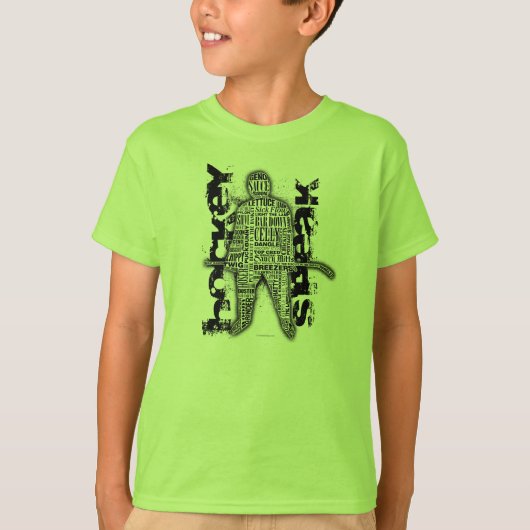 ホッケーは話します Tシャツ (正面)