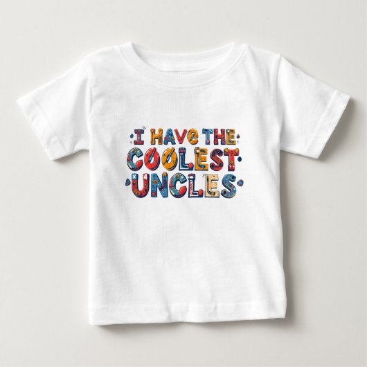 ホッケーをするクールなおじさん トッドラーTシャツ ベビーTシャツ (正面)