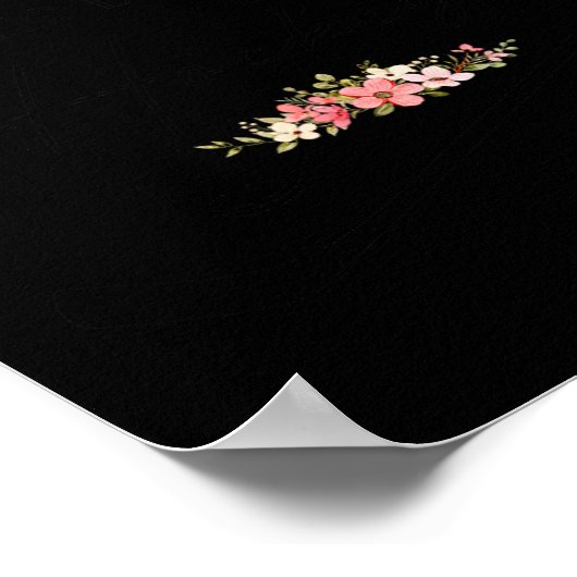 ホッケーを愛する老婦人を決して過小評価しない – アドホック ポスター (角)