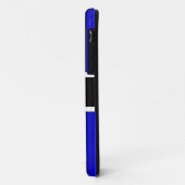 ホッケーアスレチック王室のブルーホワイトスポーティストライプ Case-Mate iPhoneケース (裏面/左)