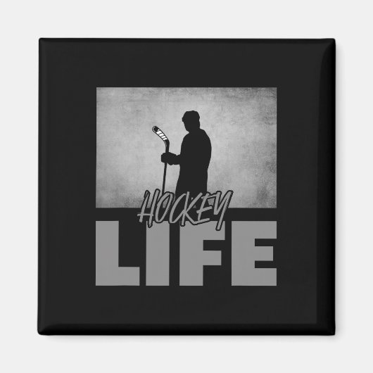 ホッケーアパレル – ホッケーアイスホッケープレイヤーギフト7 マグネット (正面)