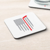 ホッケーアメリカ国旗 コースター (左側)