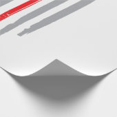 ホッケーアメリカ国旗 ラッピングペーパー (角)