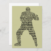 ホッケーエフォーサー招待状 招待状 (正面/裏面)