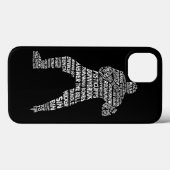 ホッケーエンフォーサーゴオンワードアートiPhone 5ケース Case-Mate iPhoneケース (裏面 (横))
