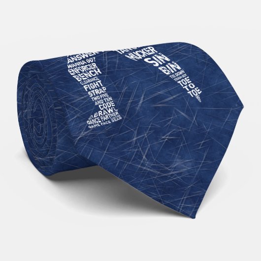 ホッケーエンフォーサーファイターワードアート ネクタイ (ロール)