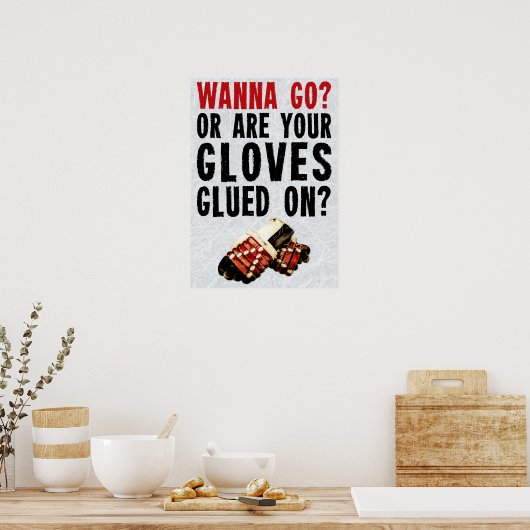 ホッケーエンフォーサー行きたい ポスター (キッチン)