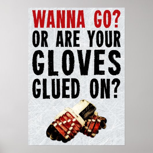 ホッケーエンフォーサー行きたい ポスター (正面)