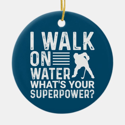 ホッケーオーナメント セラミックオーナメント (正面)