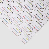 ホッケーカラフルスティックとパック 薄葉紙 (詳細)