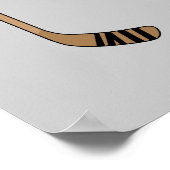 ホッケーカラフルスティック ポスター (角)