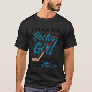 ホッケーガールギフト – アイスホッケーガール Tシャツ