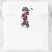 ホッケーガール3"ラウンドシール ラウンドシール (バッグ)