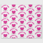 ホッケーガール ラッピングペーパー (フラット)