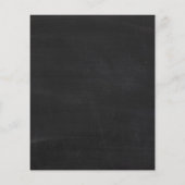 ホッケーキャンプズフライヤー広告の黒板 チラシ (裏面)