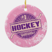 ホッケークリスマスオーナメント、ホッケーゴッドマザー セラミックオーナメント (裏面)
