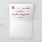 ホッケークリスマスカード シーズンカード (内部)